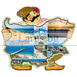 Пощенска картичка Бургас 1-BS-0057