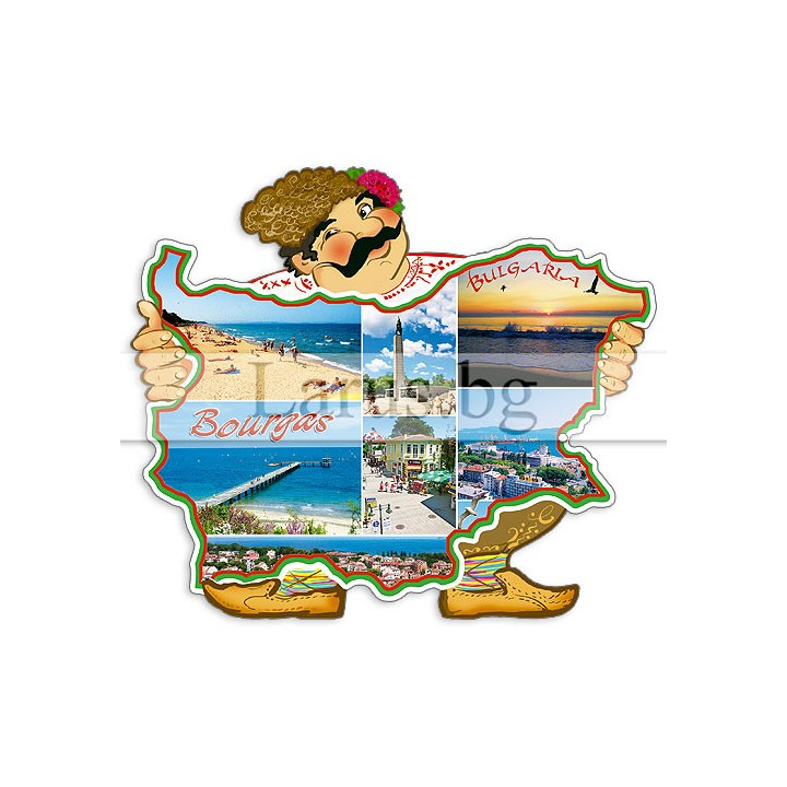 Пощенска картичка Бургас 1-BS-0057