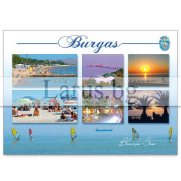 Пощенска картичка Бургас 1-BS-0074