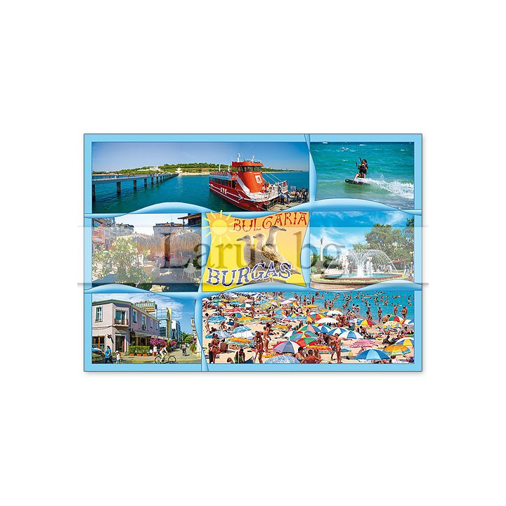 Пощенска картичка Бургас 1-BS-0093