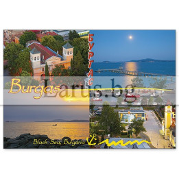 Пощенска картичка Бургас 1-BS-0095