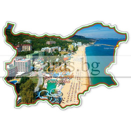 Пощенска картичка Златни Пясъци 1-GS-0296