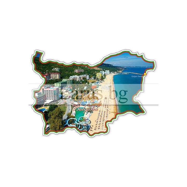 Пощенска картичка Златни Пясъци 1-GS-0296