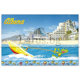 Магнитен сувенир Албена- „Плочка“ 12-mhAL-0024