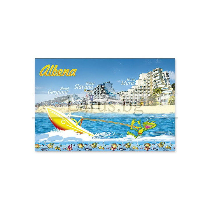 Магнитен сувенир Албена- „Плочка“ 12-mhAL-0024