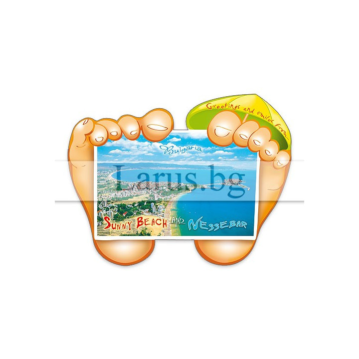 Магнитен сувенир Слънчев бряг и Несебър - 12-mhBG-0007