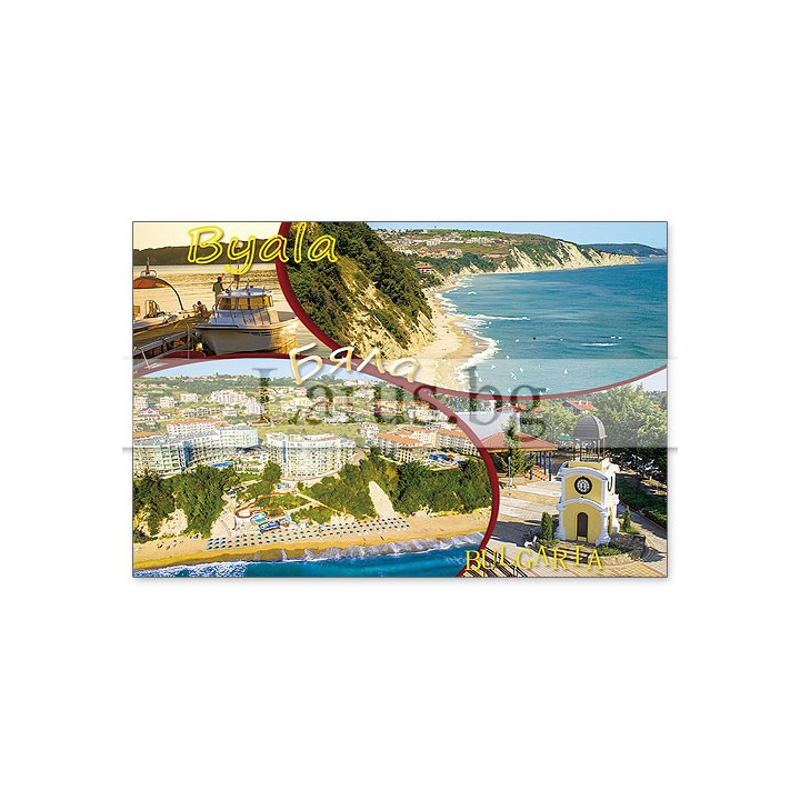 Магнитен сувенир Бяла- „Плочка“ 12-mhBQ-0002