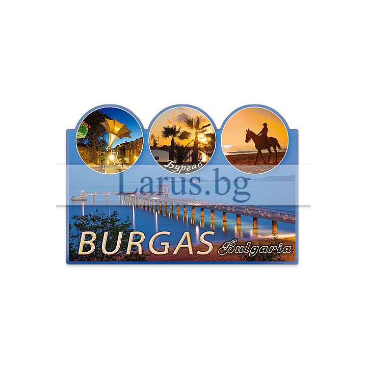 Магнитен сувенир Бургас-Щанца 12-mhBS-0013
