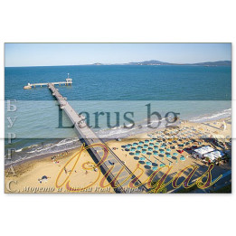 Магнитен сувенир Бургас- „Плочка“ 12-mhBS-0015