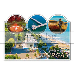 Магнитен сувенир Бургас-Щанца 12-mhBS-0019