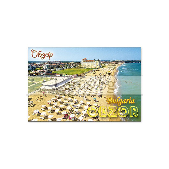 Магнитен сувенир Обзор- „Плочка“ 12-mhOB-0016