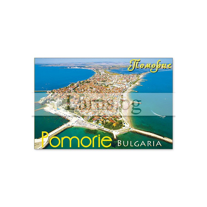 Магнитен сувенир Поморие- „Плочка“ 12-mhPO-0017