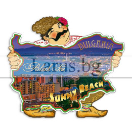 Магнитен сувенир Слънчев Бряг-Щанца 12-mhSB-0055
