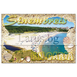 Магнитен сувенир Синеморец- „Плочка“ 12-mhSI-0009