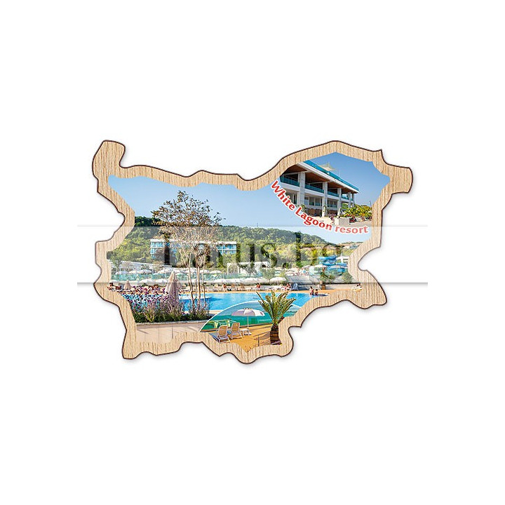 Магнитен сувенир White Lagoon resort, Балчик - 12-mdBA-0014