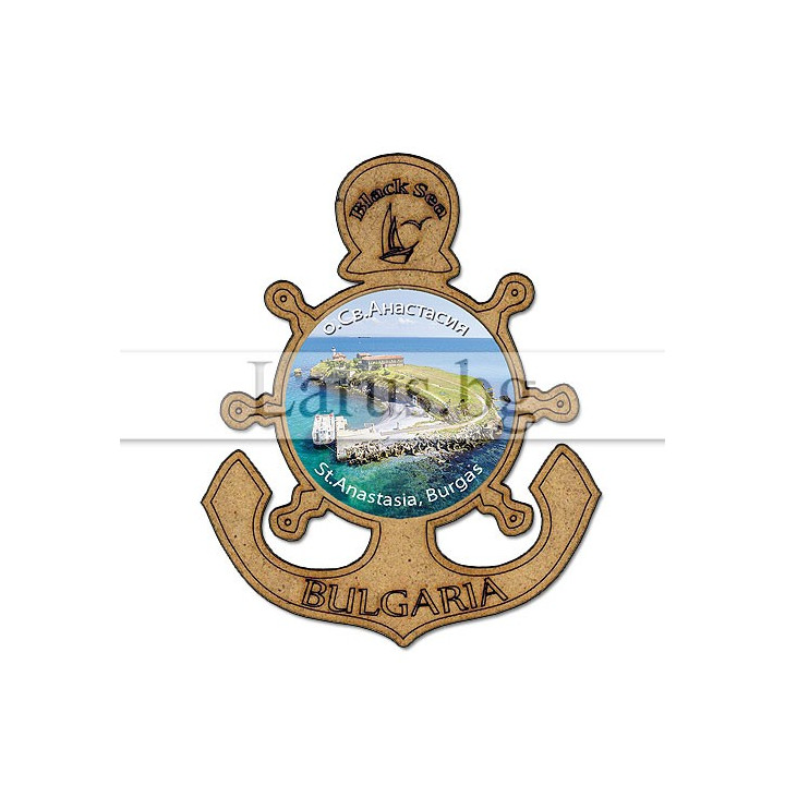Магнитен сувенир Бургас MDF 12-mdBS-0031