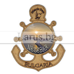 Магнитен сувенир Несебър MDF 12-mdNE-0036