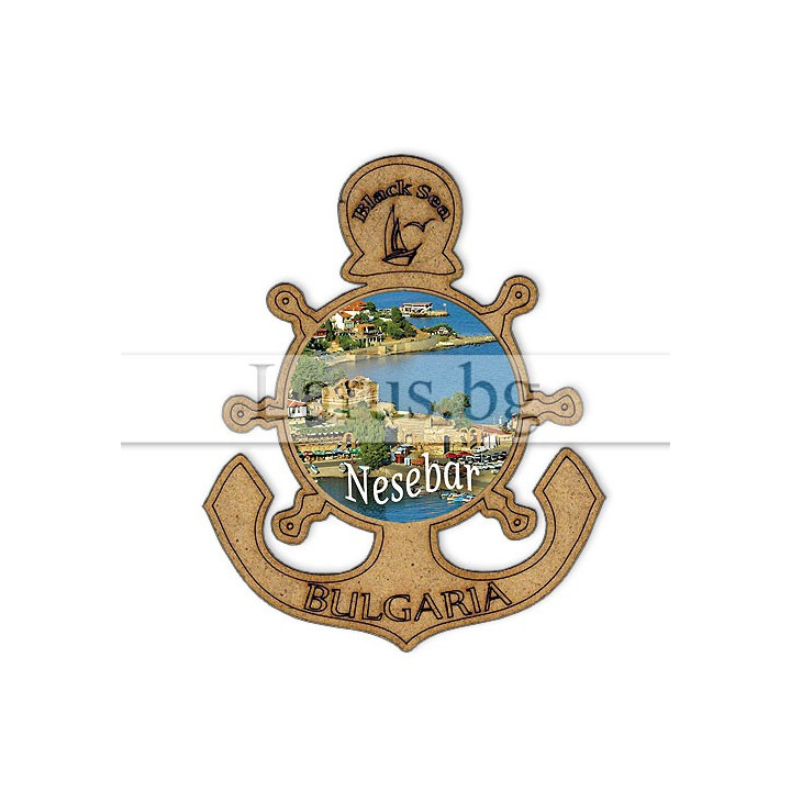 Магнитен сувенир Несебър MDF 12-mdNE-0037