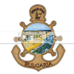 Магнитен сувенир Обзор - Котва | Сувенири от България