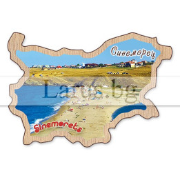 Магнитен сувенир Синеморец фотокарта 12-mdSI-0007