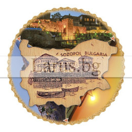 Магнитен сувенир Созопол ротационен 12-mdSZ-0016