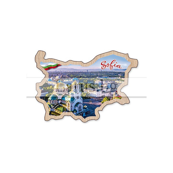 Магнитен сувенир София фотокарта 12-mdSO-0010