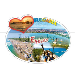 магнитен сувенир Бургас 12-mdBS-0035