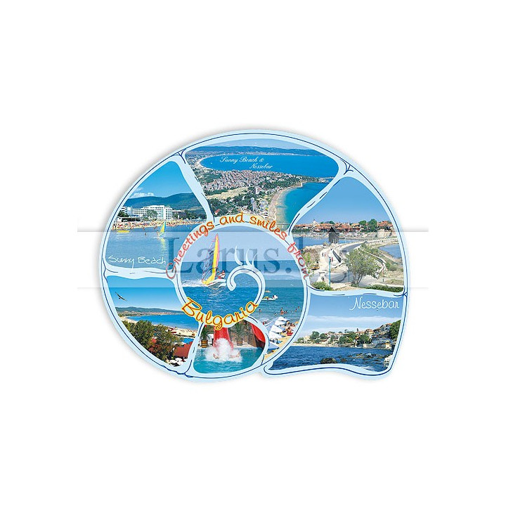 Пощенска картичка Слънчев бряг и Несебър - 1-BG-0040