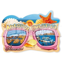 Магнитен сувенир Ахтопол 0016 12-mhAH-0016
