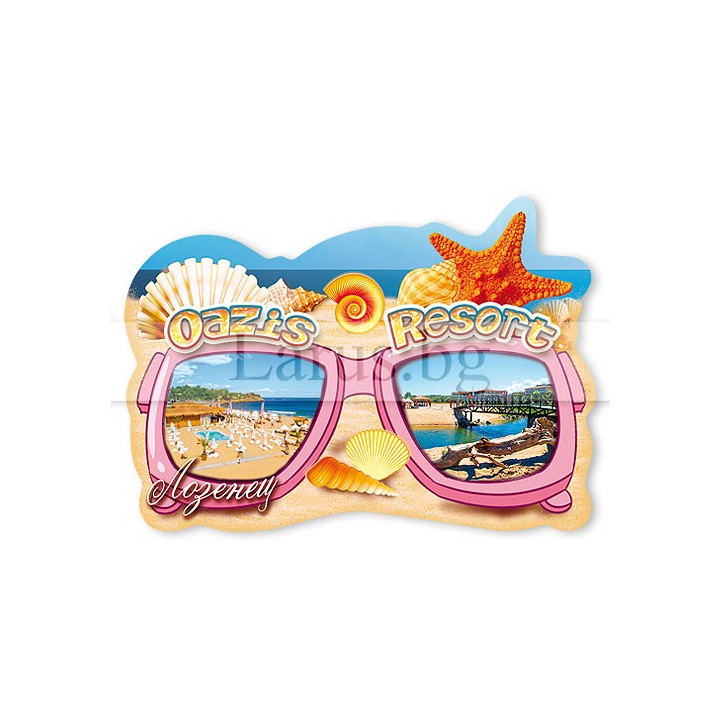 Магнитен сувенир Лозенец Oazis Resort | Летни сувенири