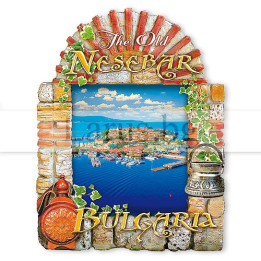 Магнитен сувенир Несебър - Стария град | Сувенири от България