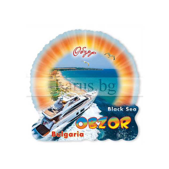 Магнитен сувенир Обзор, България - 12-mhOB-0030