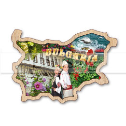 Дървен сувенир Българя 0020 12-mdBG-0020