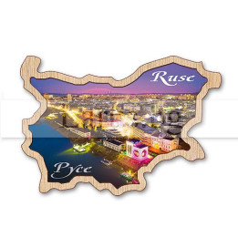 Дървен сувенир Русе 0002 12-mdRU-0002