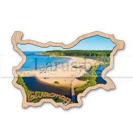 Магнитен сувенир Силистар - Дървен сувенир за хладилник