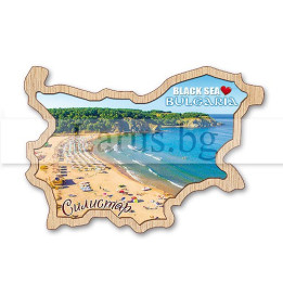 Дървен магнитен сувенир Силистар | Сувенири от България