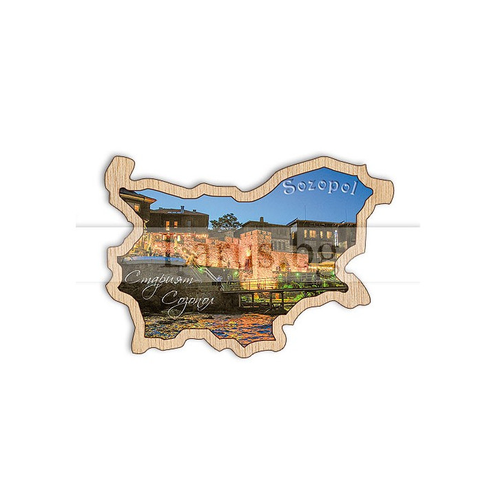 Дървен сувенир Созопол 0024 12-mdSZ-0024
