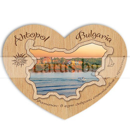 Магнитен сувенир Ахтопол MDF 12-mdAH-0012