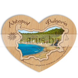 Магнитен сувенир Ахтопол MDF 12-mdAH-0014