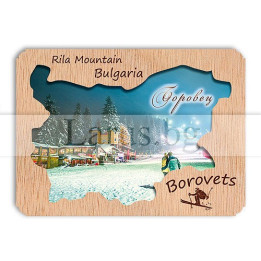 Дървен сувенир Боровец 0010 12-mdBO-0010