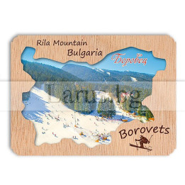 Магнитен сувенир Боровец - Рила планина