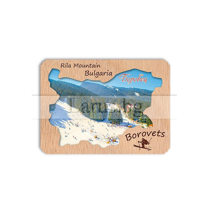 Магнитен сувенир Боровец - Рила планина