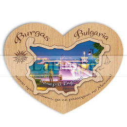 Магнитен сувенир Бургас MDF 12-mdBS-0040