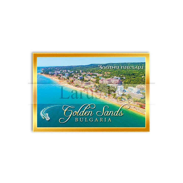 Магнитен сувенир Златни Пясъци MDF 12-mdGS-0032