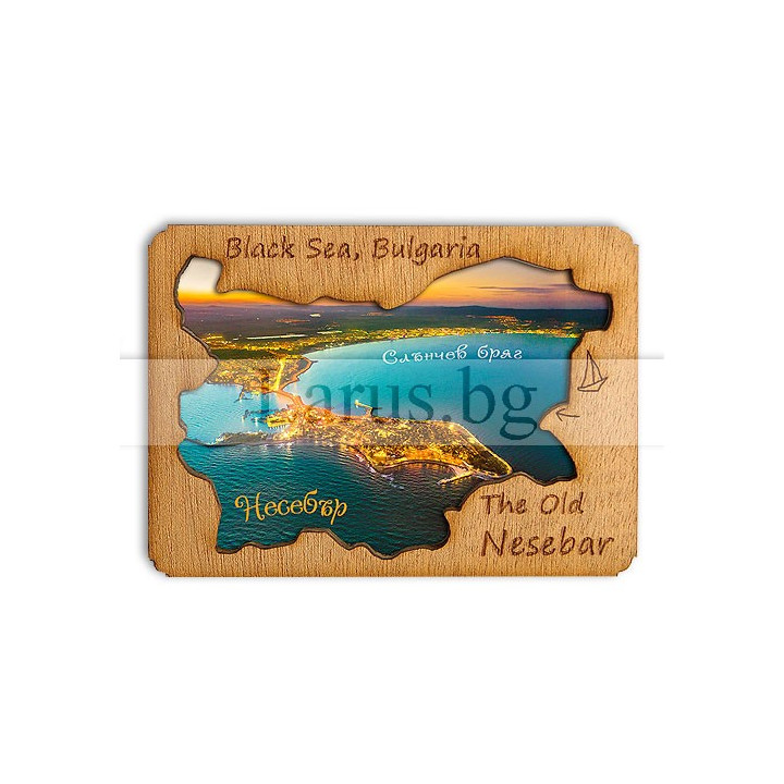 Магнитен сувенир Несебър 12-mdNE-0058