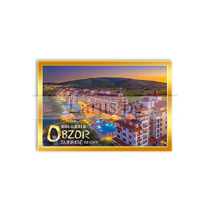 Магнитен сувенир Обзор - Sunrise Resort | Сувенири България