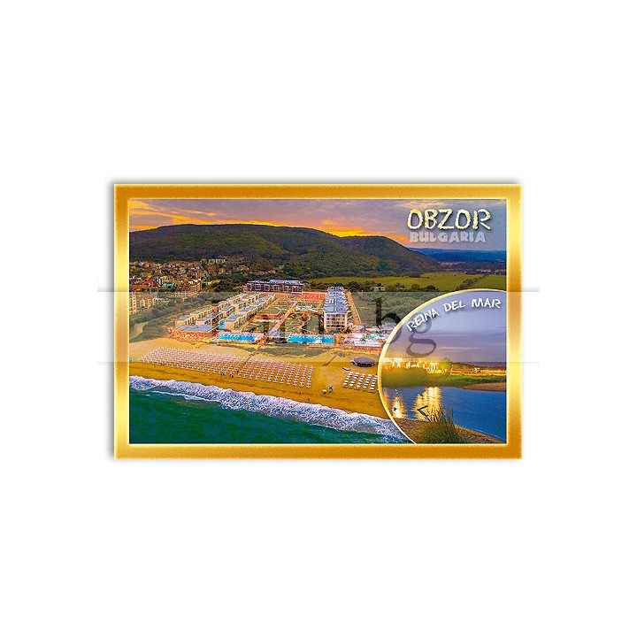 Магнитен сувенир Обзор - Reina del Mar | Сувенири от България