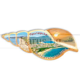 Магнитен сувенир Приморско фотокарта 12-mdPR-0023
