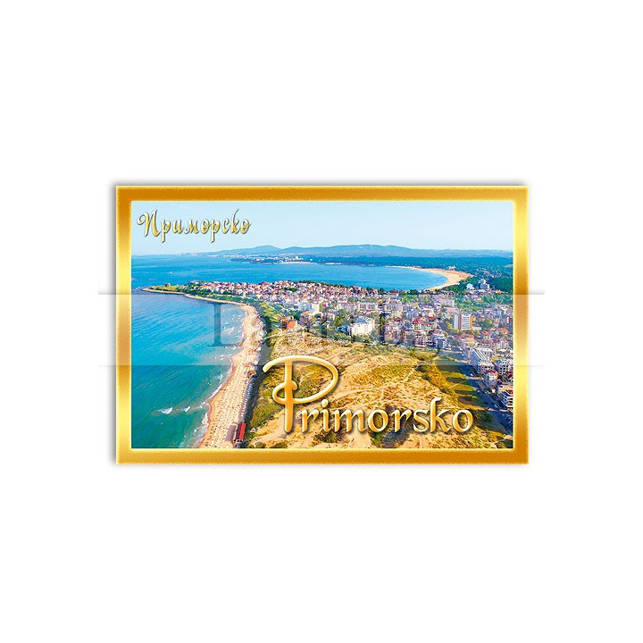 Магнитен сувенир Приморско фотокарта 12-mdPR-0025