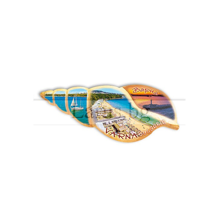 Магнитен сувенир Варна - морска раковина